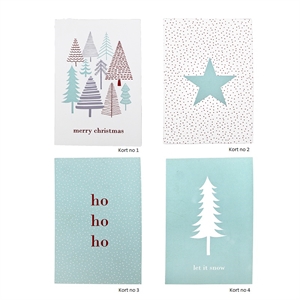 Christmas Cards - Pakke med 4 stk 